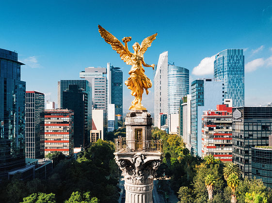 Monument (ange) de l'indépendence, Mexico - Mexique