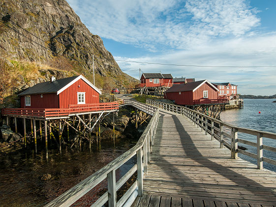 Maisons de A dans les lofoten - Norvège