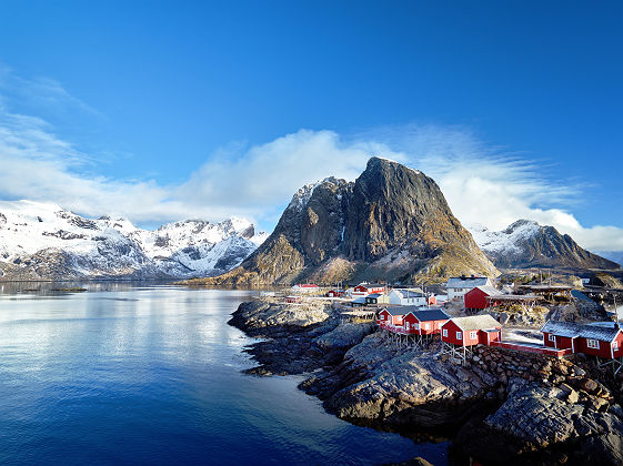 Les rorbuers, anciennes cabanes de pêcheurs des Lofoten - Norvège