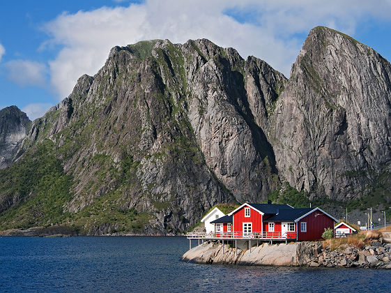 Cabane de pêcheur sur les Iles Lofoten - Norvège