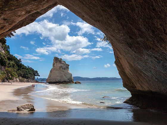 Cathedral Cove péninsule de Coromandel en Nouvelle Zélande