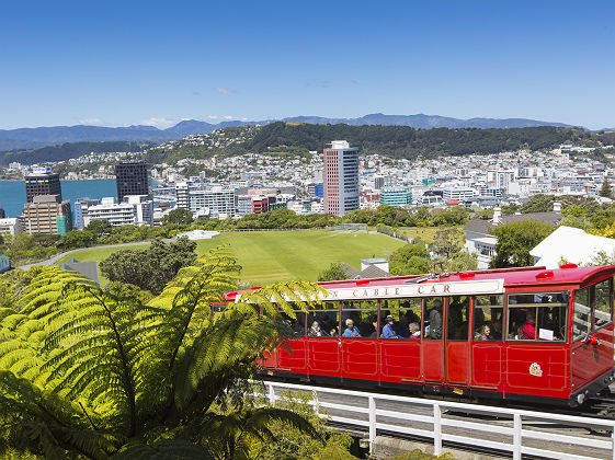 Tramway à Wellington - Nouvelle Zélande