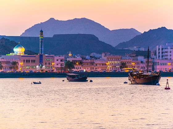 Front de mer de Muttrah à Mascate - Oman