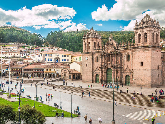 Pérou - Vue sur la place des armes à Cuzco