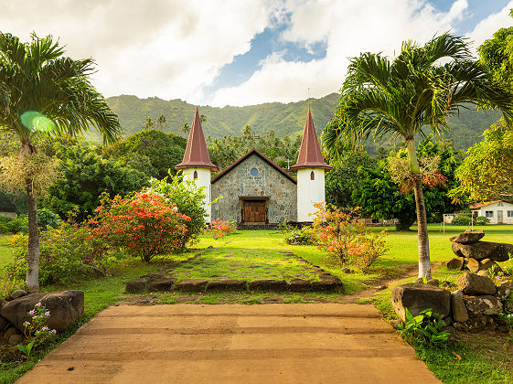 Cathédrale de Taiohae - nukuhiva_gregoire le bacon