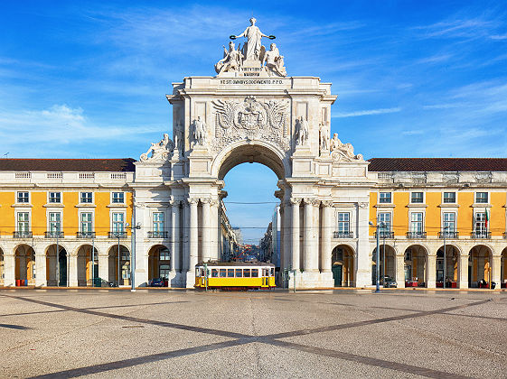 Place du commerce de Lisbonne - Portugal