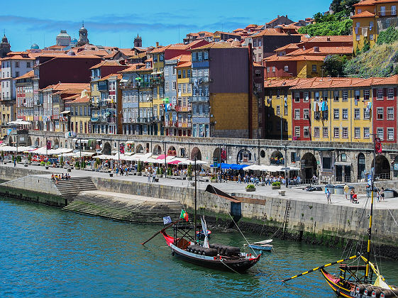 Sur les rives du Douro à Porto - Portugal
