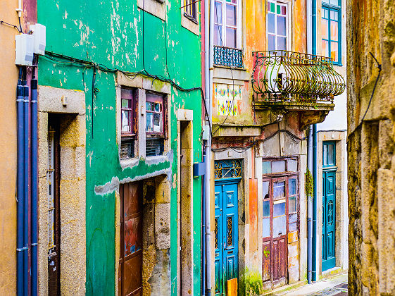 Ruelle colorée de Porto - Portugal