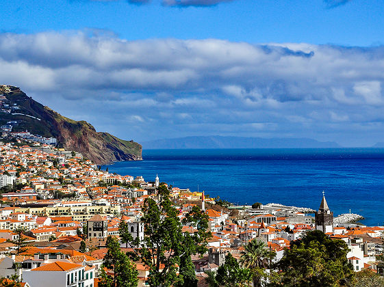 Île Madère - Vue sur la ville Funchal
