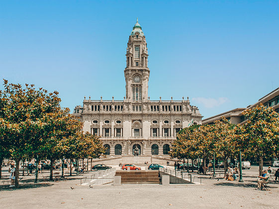 Mairie de Porto, place de la Liberdade, Porto