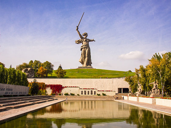Kourgane Mamaiev - Parc commemoratif a Volgograd, Russie
