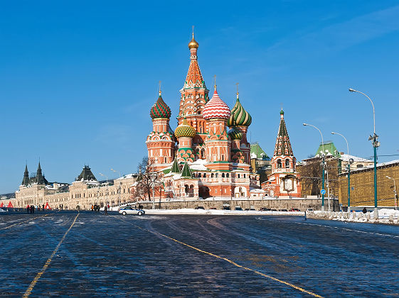 La Cathédrale Saint-Basile à Moscou - Russie