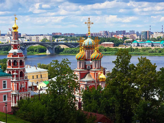 Quartier historique de Nijni Novgorod, Russie
