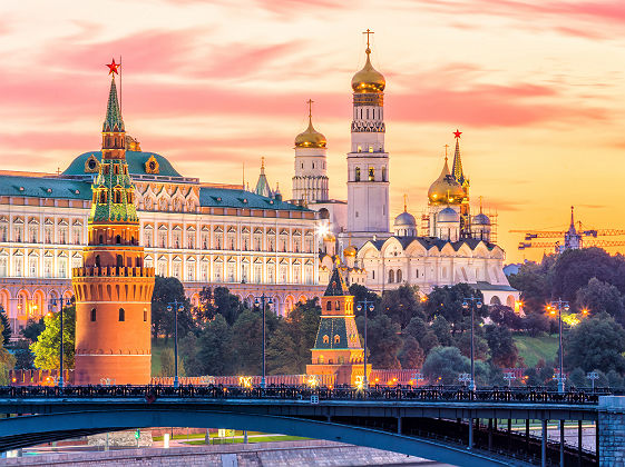 Vue sur le Kremlin de Moscou - Russie