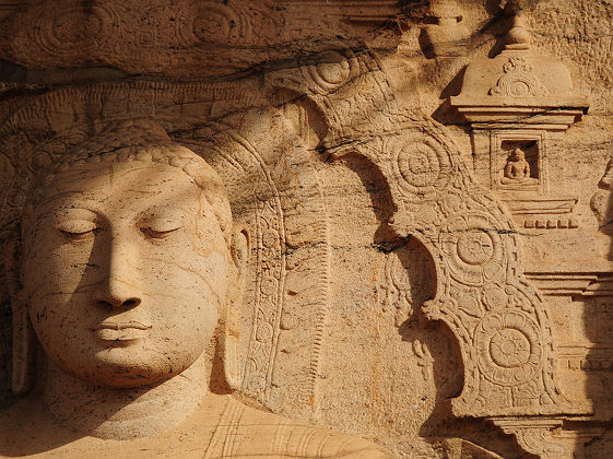 Temple Gal Vihara à Polonnaruwa - Sri Lanka