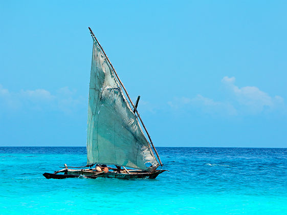 Bateau à Zanzibar