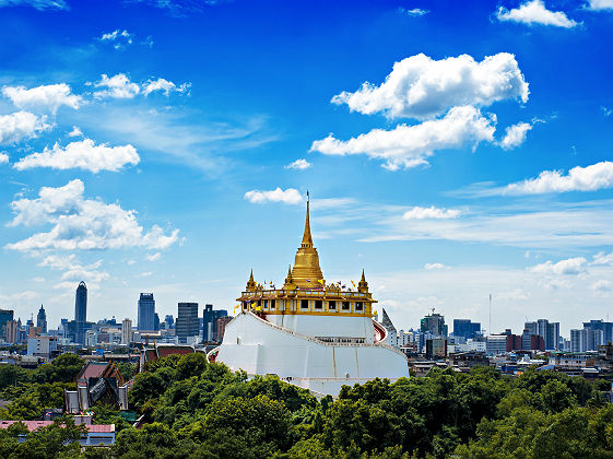 Thaïlande  - Temple du mont dorée à Wat Saket