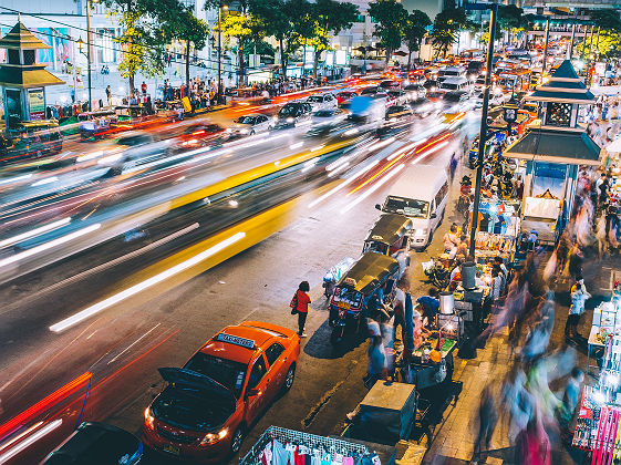 Avenue de Bangkok - Thaïlande