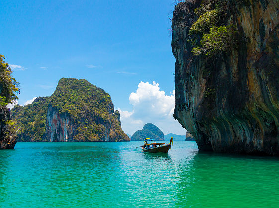 Bateau à Krabi - Thailande