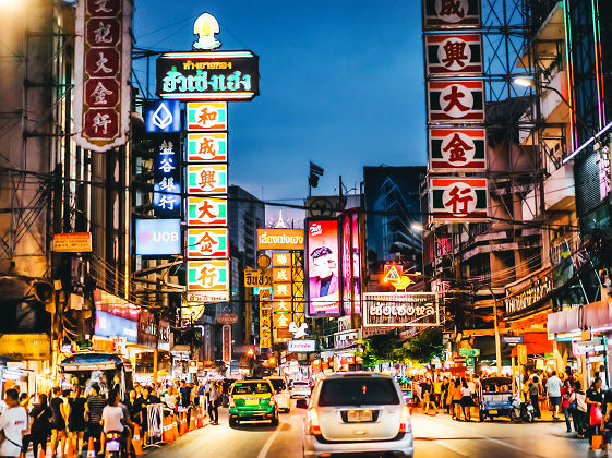 Visite nocturne de Chinatown, Bangkok - Thaïlande