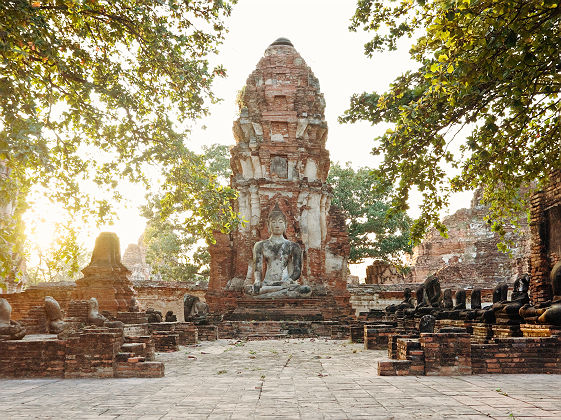 Ruines de Wat Mahathat, Sukhothai - Thaïlande
