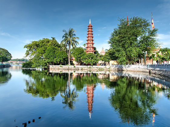 Pagode Tran Quoc à Hanoï - Vietnam