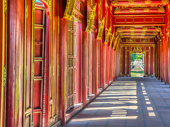 Vietnam - Porte d'entrée du palais impérial à Hué