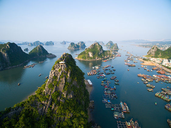 Paysage de la baie d'Ha Long - Vietnam