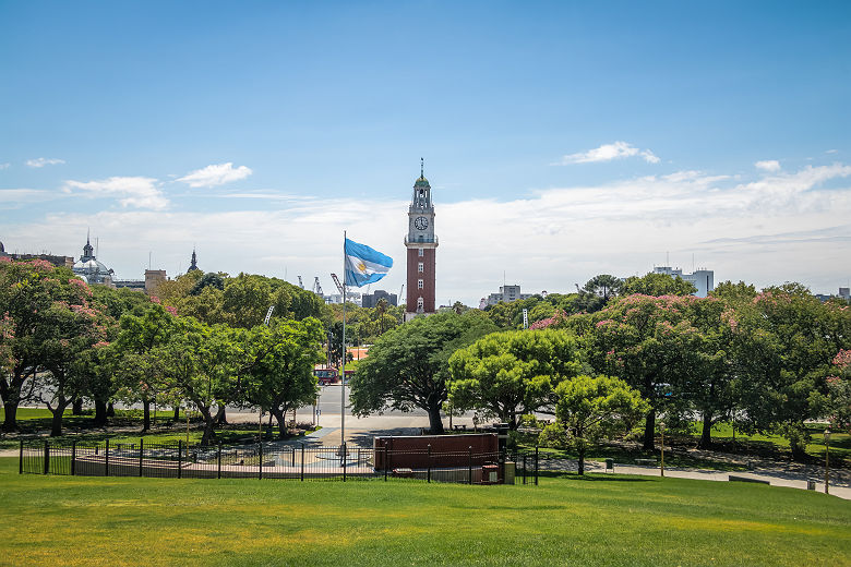 Tour des anglais et place du général San Martin, Buenos Aires - Argentine