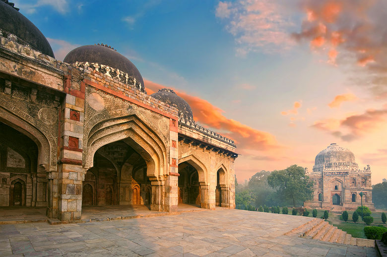 Inde - Complexe de Bada et Sheesh Gumbad dans les jardins Lodi des monuments, Delhi