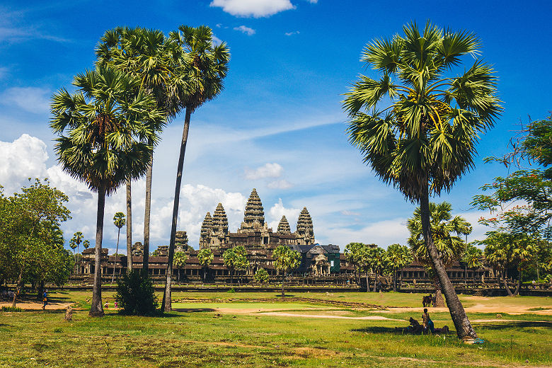 Temple d'Angkor Wat, près de Siem Reap - Cambodge