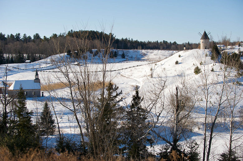 Le Baluchon Eco-villegiature - Vue sur le moulin