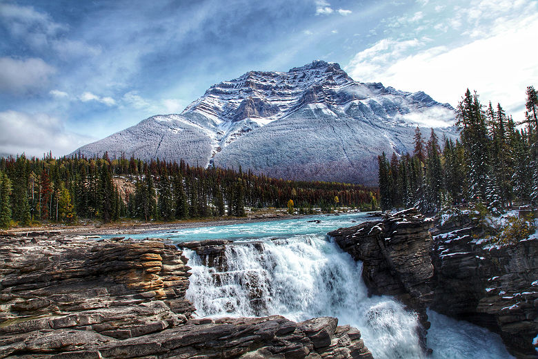 Chutes d'Athabasca, Parc National de Jasper - Alberta, Canada