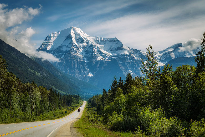 Yellow Highway dans le Parc Provincial de Mt. Robson - Alberta, Canada