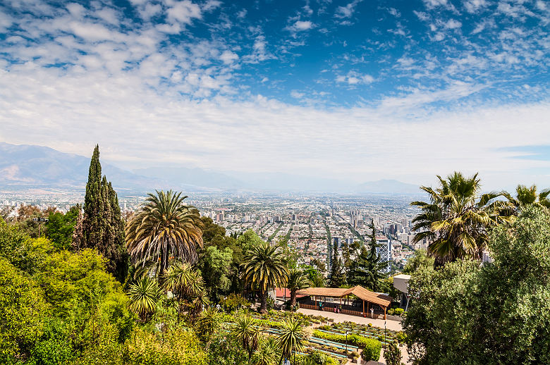 Chili - Vue sur la ville de Santiago