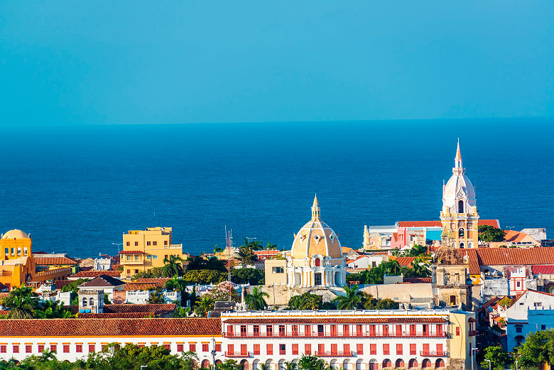 Vue sur la ville de Cathagene - Colombie