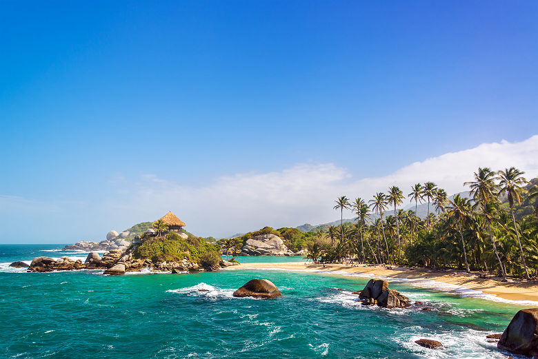 Magnifique plage du parc de Tayrona