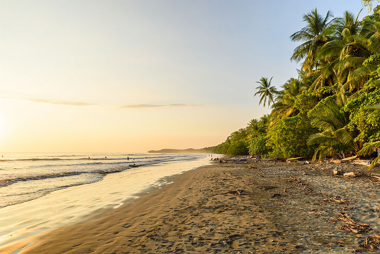 Plage paradisiaque d'Uvita au Costa Rica