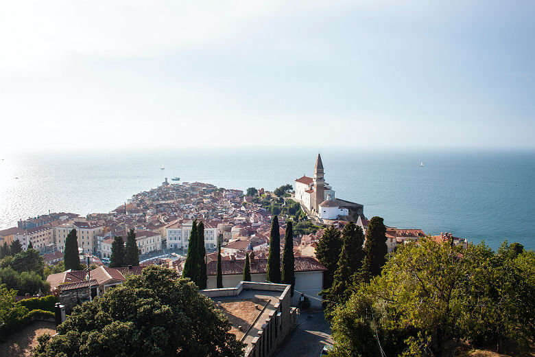 Ville de Piran en Slovénie