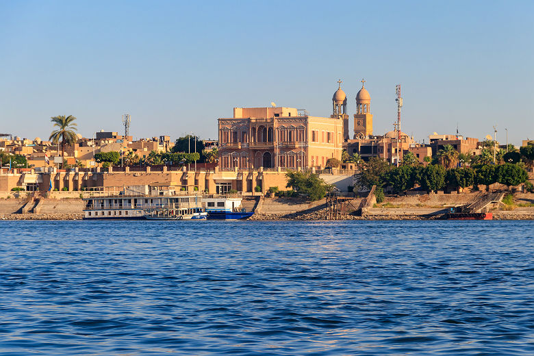 Vue sur le Nil à Louxor - Egypte