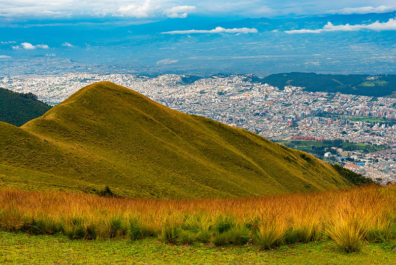 Vue sur la ville de Quito - Equateur