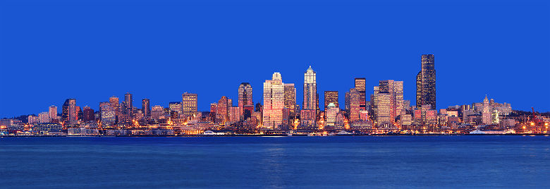 Panorama de Seattle, Etats Unis