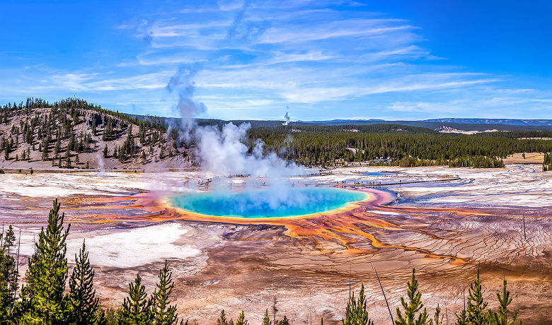 Parc National de Yellowstone - Le Grand Prismatic Spring