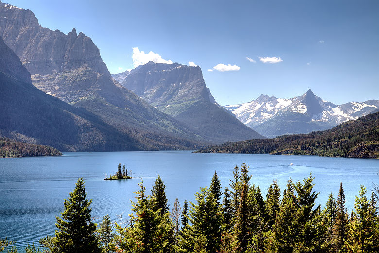 Montana - Lac Saint Mary dans le parc national Glacier
