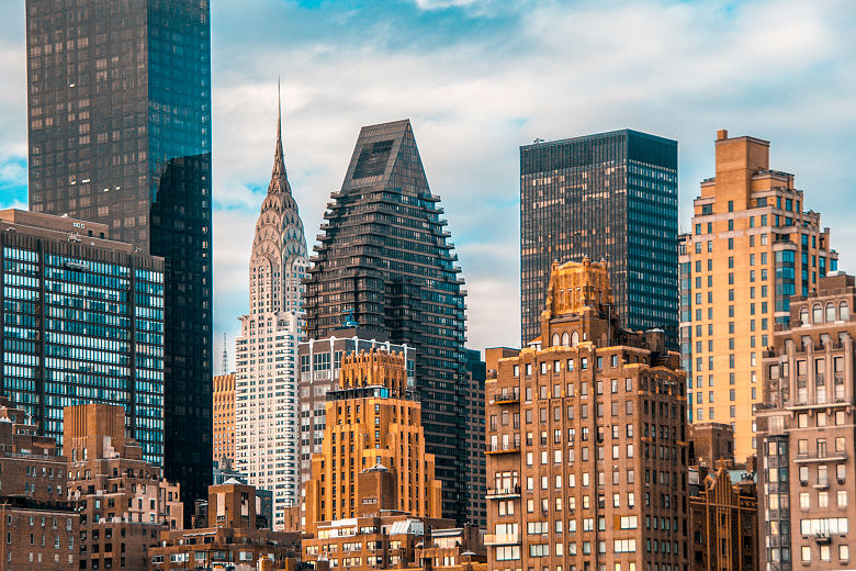 Vue du Chrysler Building, New York