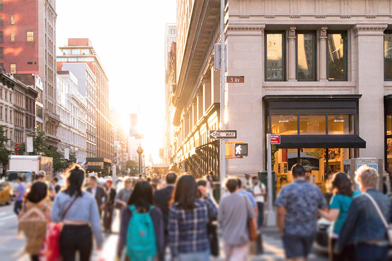 Dans les rues de New York