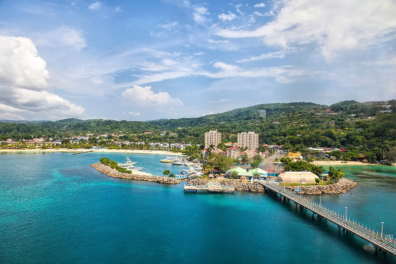 Vue aérienne d'Ocho Rios