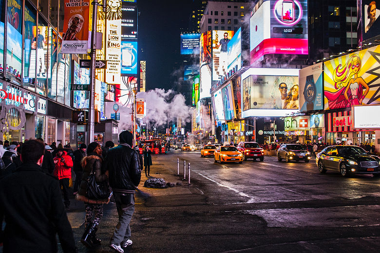 Etats-Unis - Times Square la nuit