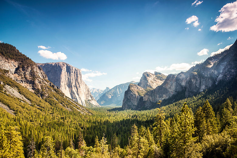 Californie - Vue sur le parc national de Yosemite