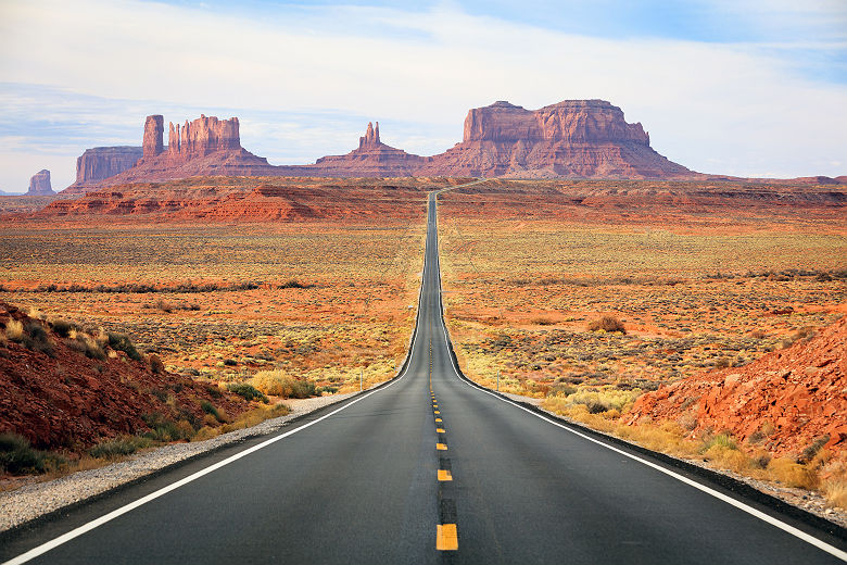 Utah- Sur la route menant vers le Monument Valley